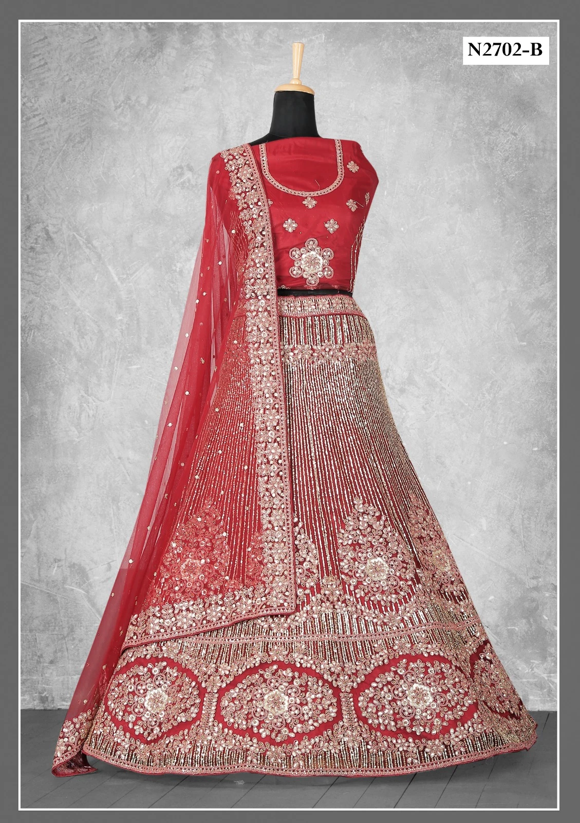 Mahotsav Shubharambh Vol 02 Net Wholesale Lehenga Catalog — Wholesale Lehenga, Mahotsav wholesale from Surat - Gallery Image 3